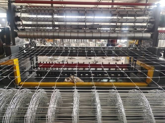 Fixed Knot Servo Motor Wire Mesh Fencing Machine Stay Wire Space 75mm
